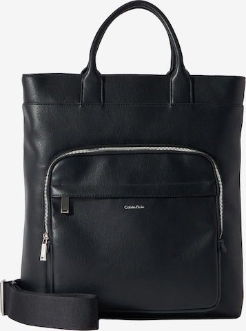 Cabas 'RAISED' Calvin Klein en noir : devant