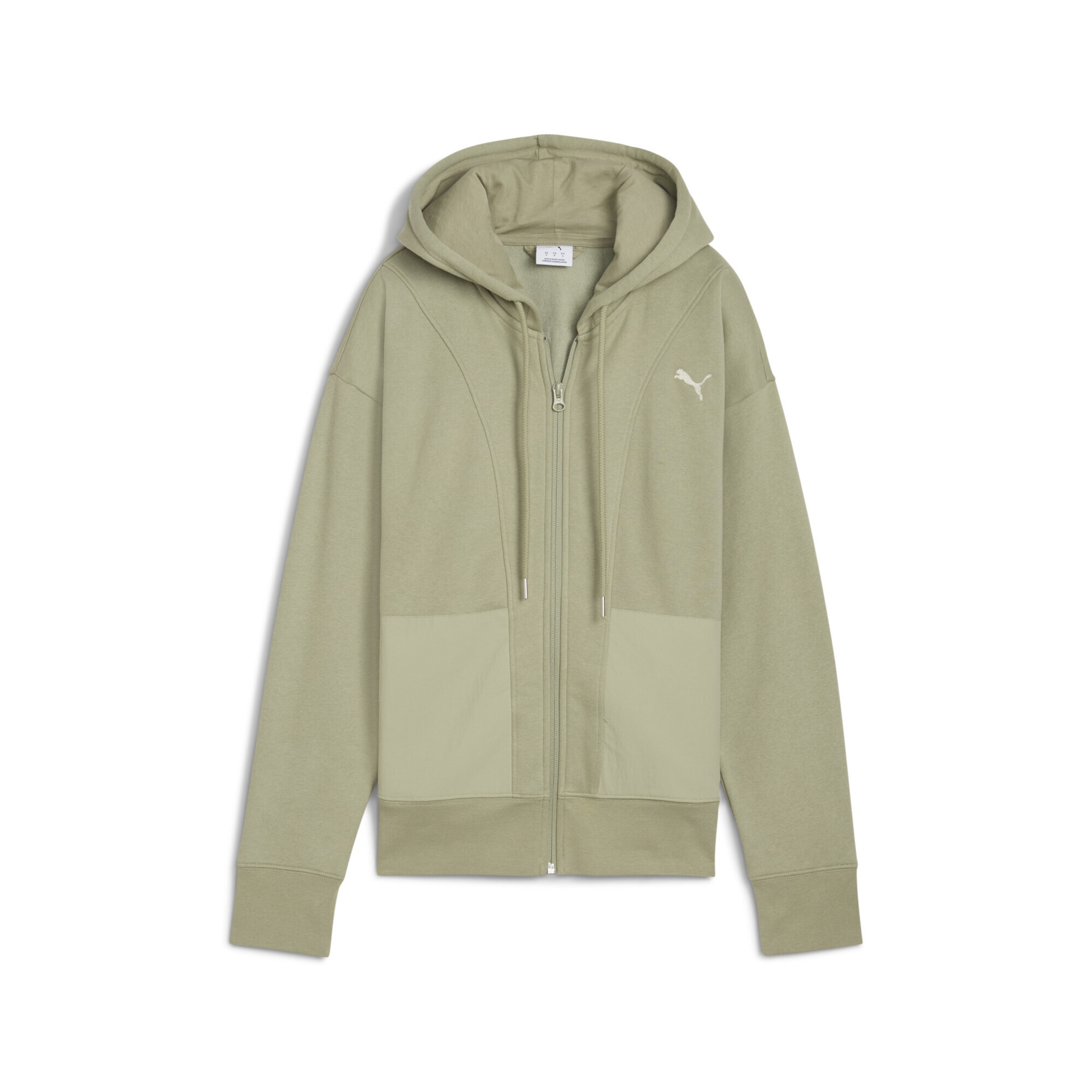 PUMA Sweatjacke in Grün: Vorderseite