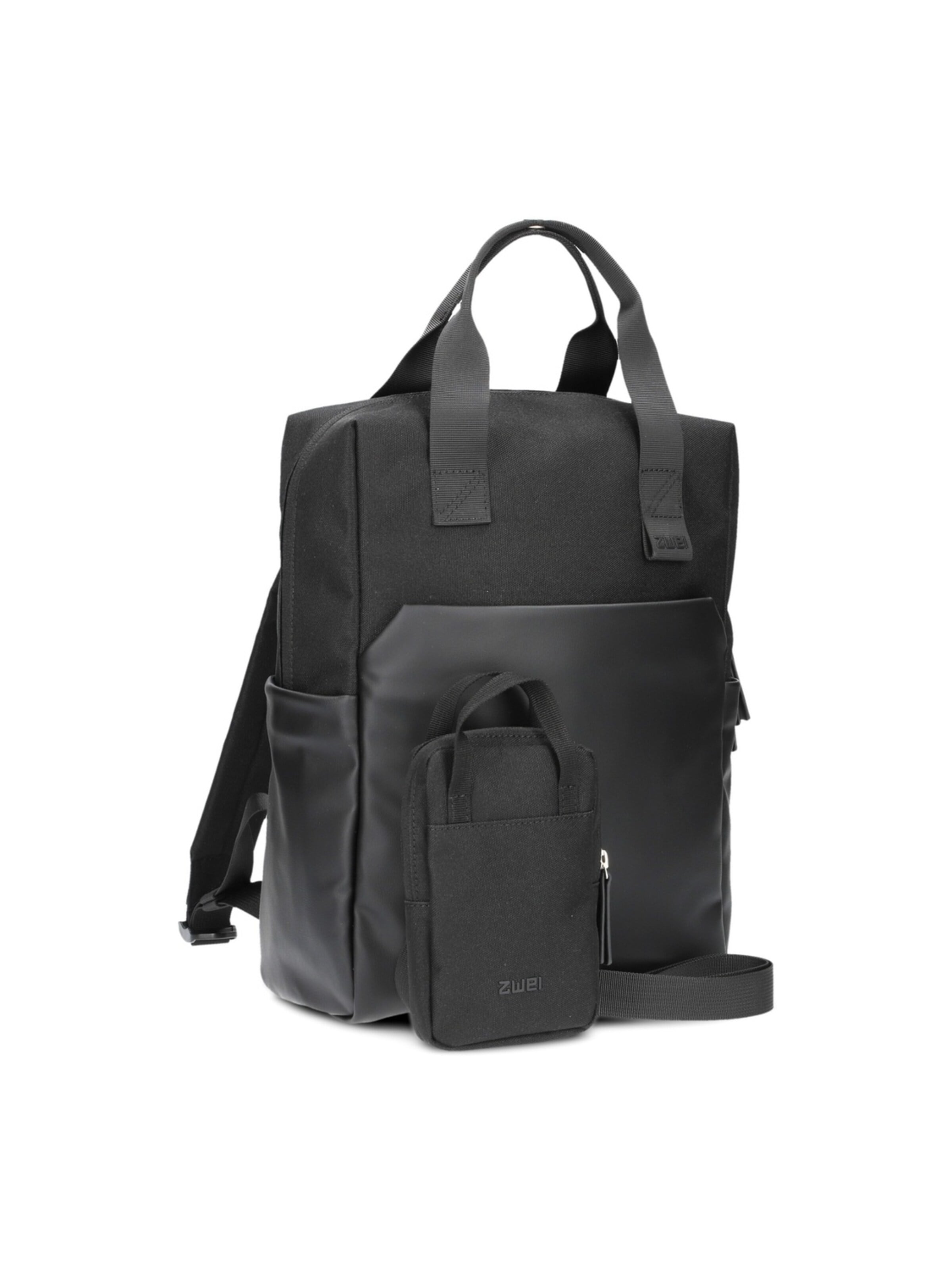 ZWEI Rucksack 'LOU LUR130'‌‌‌‌‌‌‌‌‌ in Schwarz: Vorderseite
