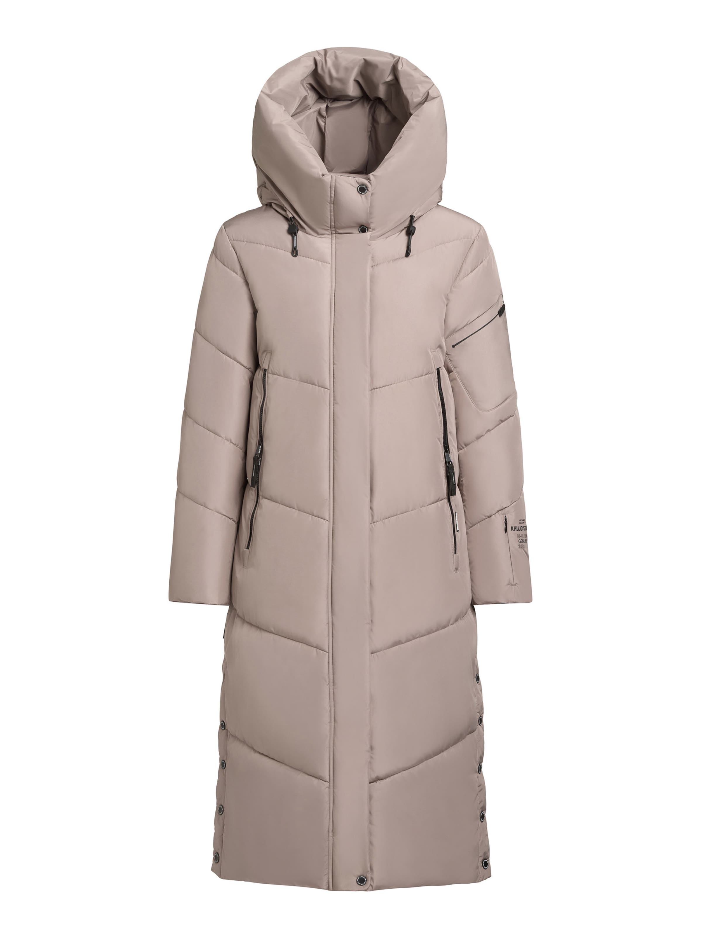 khujo Wintermantel 'Pulset Matt ' in Grijs: voorkant