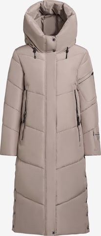 khujo Wintermantel 'Pulset Matt ' in Grijs: voorkant