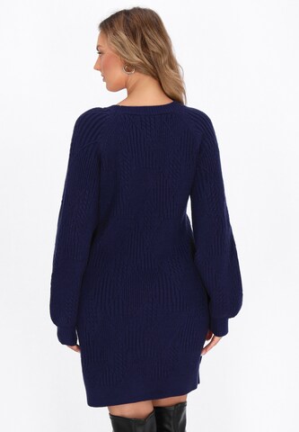 faina Dress in Blue