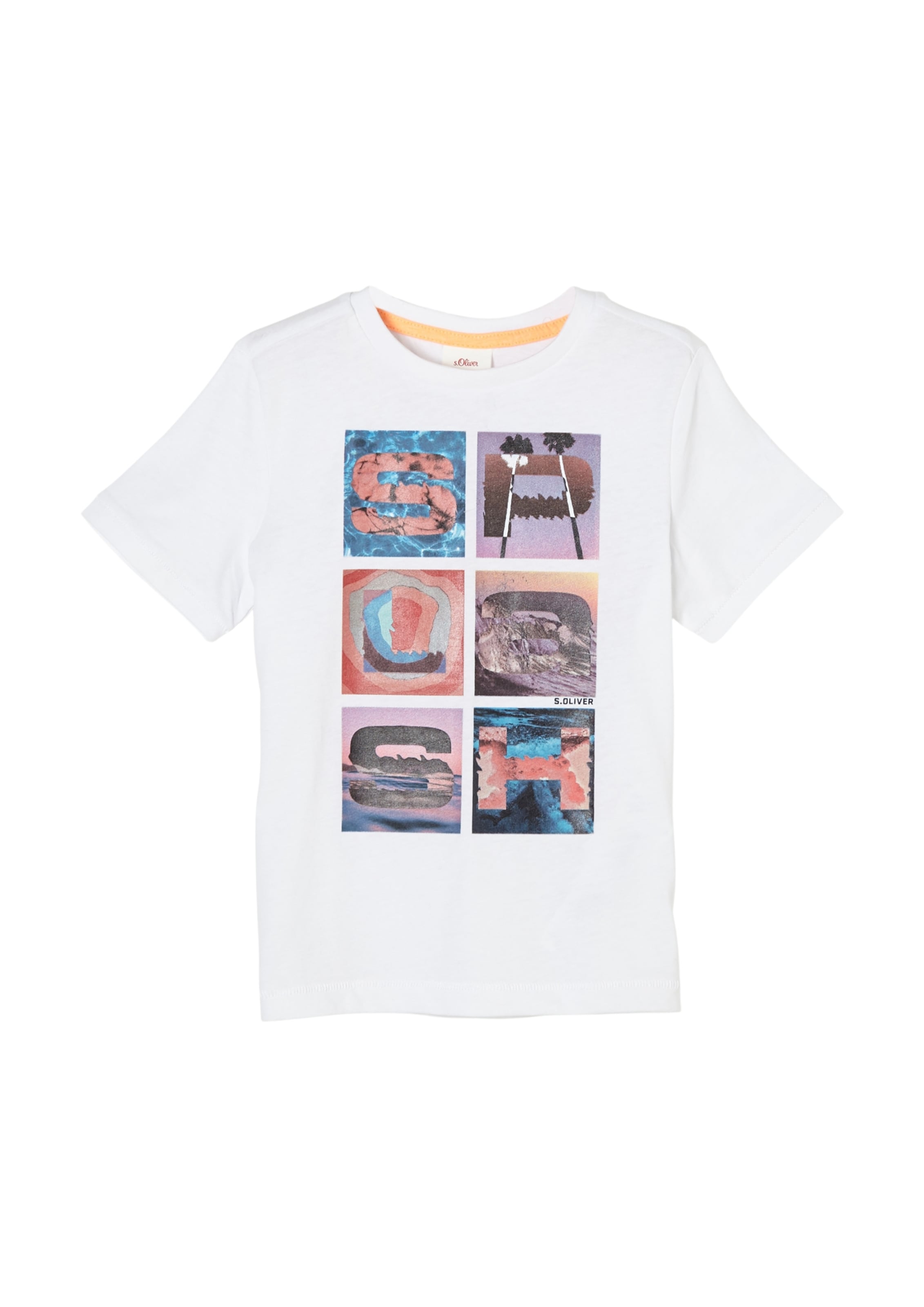 s.Oliver Shirt in Wit: voorkant