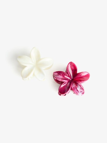 Bershka Šperky do vlasů 'HIBISCUS MARMOLEADO' – béžová