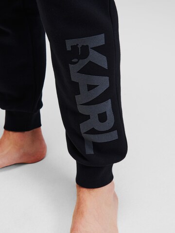 Karl Lagerfeld Tapered Broek in Zwart