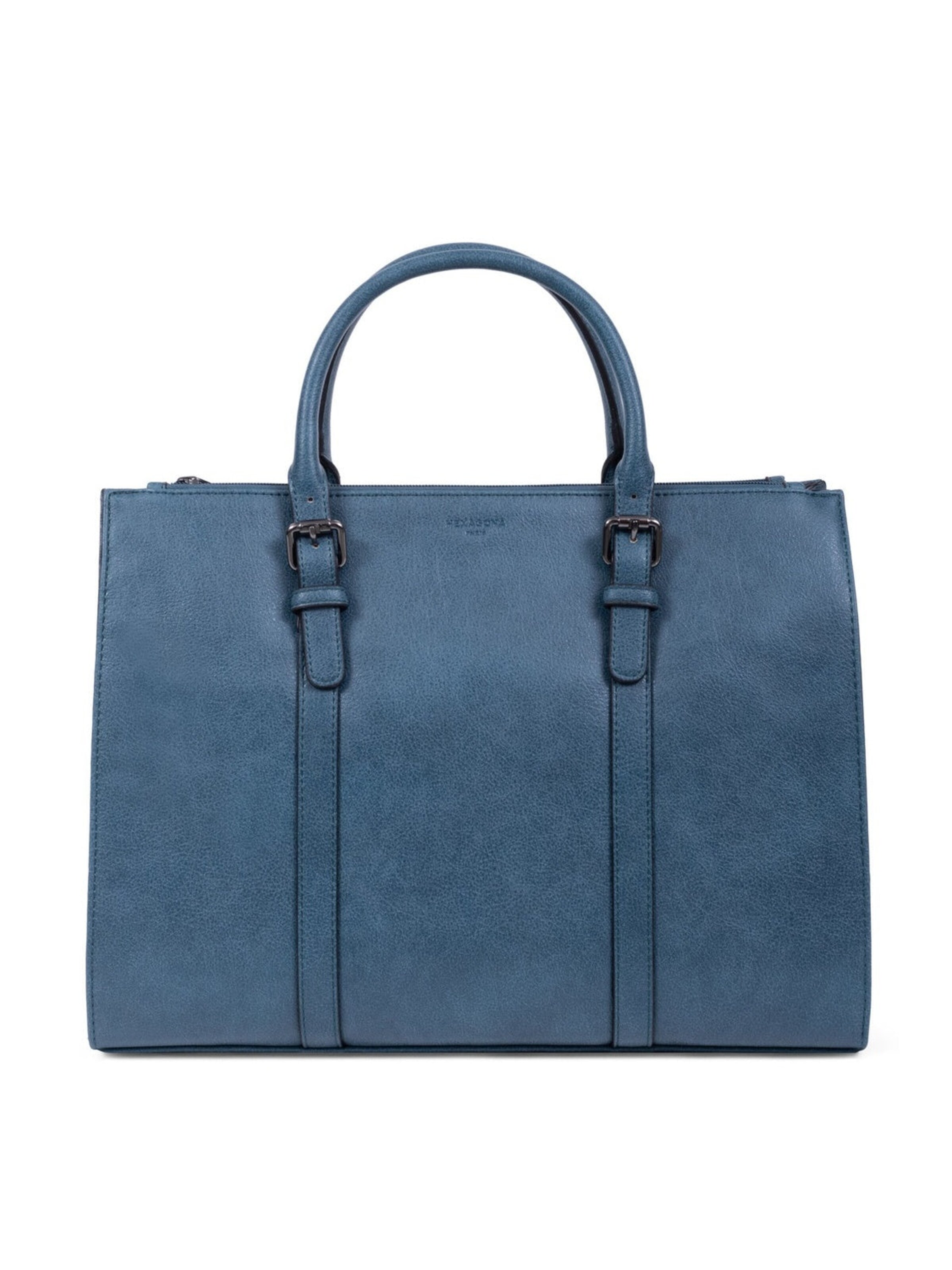 Hexagona Handtasche 'Gracieuse'‌‌‌‌‌‌‌‌‌‌ in Blau: Vorderseite
