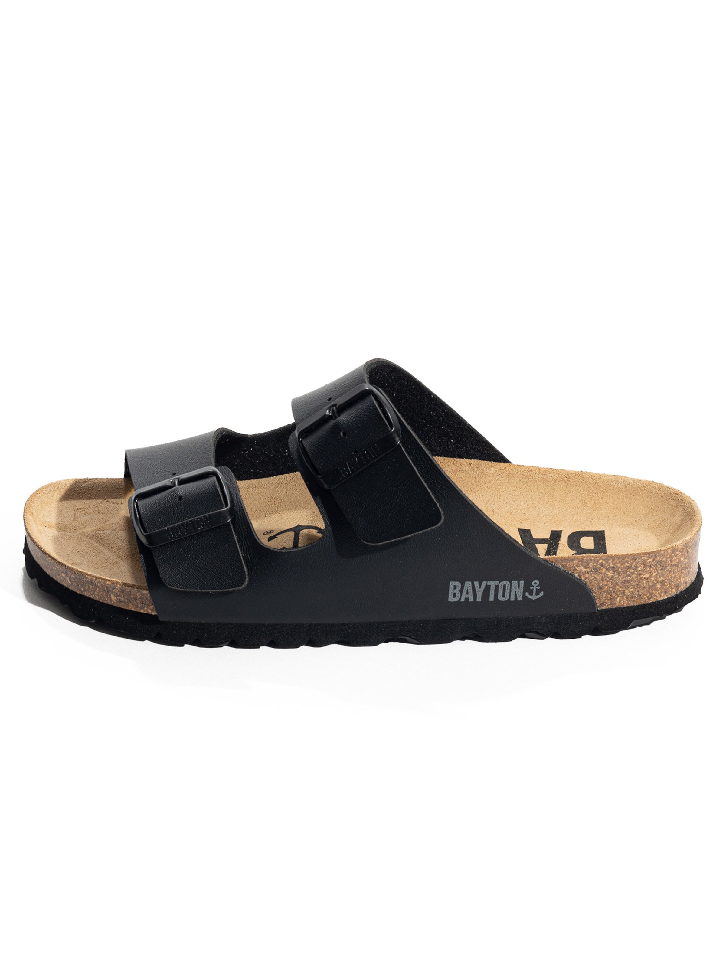 Pantoufle &#x27;Atlas&#x27; Bayton en noir : devant