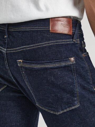 Coupe slim Jean 'Stanley' Pepe Jeans en bleu