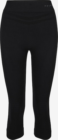 FALKE Workout Pants in Black: front