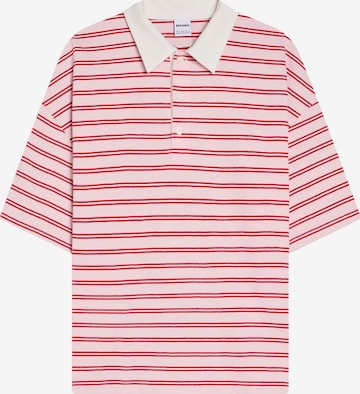 BershkaMajica - roza boja: prednji dio