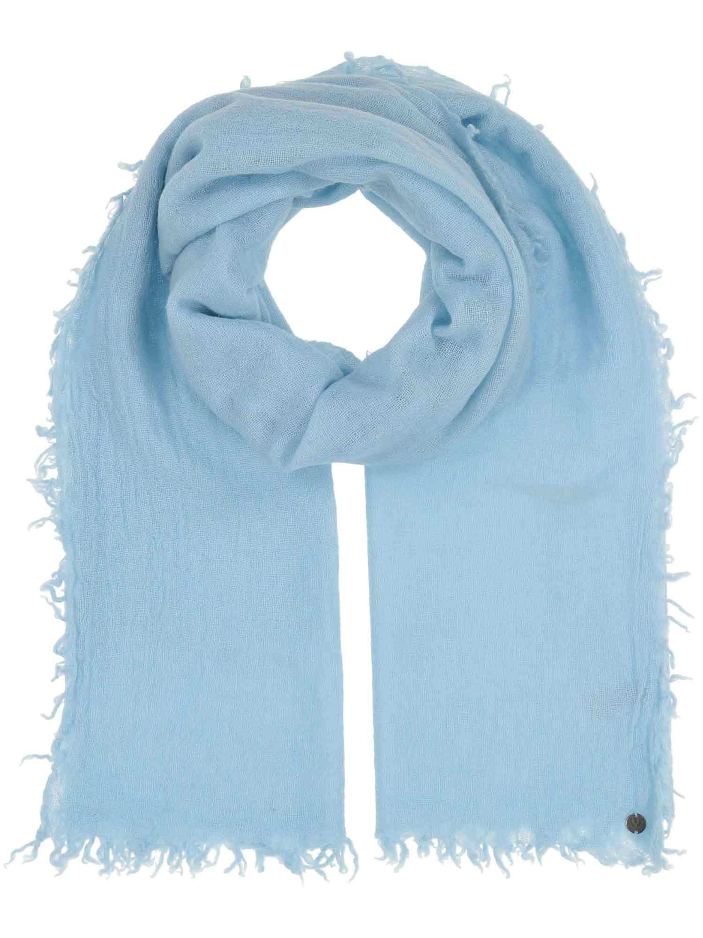 FRAAS Schal in Blau: Vorderseite