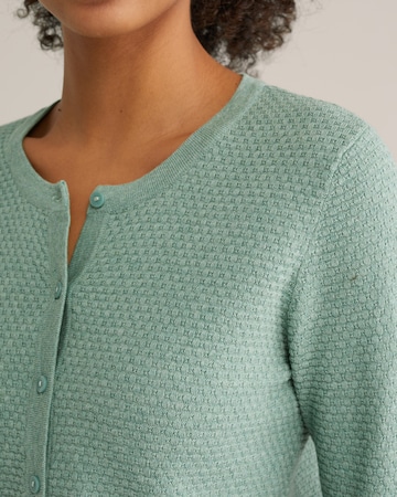 WE Fashion Вязаная кофта в Зеленый