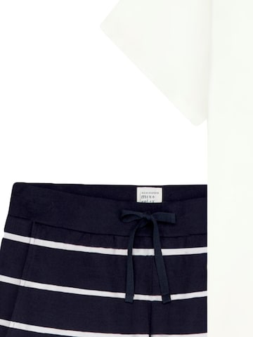 SCHIESSER Pajama 'Mix & Relax' in Blue