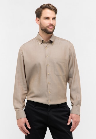ETERNA Comfort fit Business shirt in Beige: front