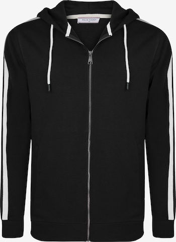Veste de survêtement Felix Hardy en noir : devant