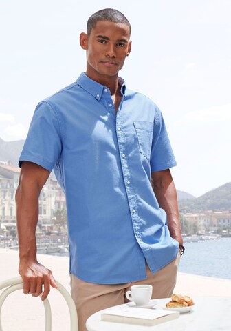 H.I.S Regular fit Overhemd in Blauw