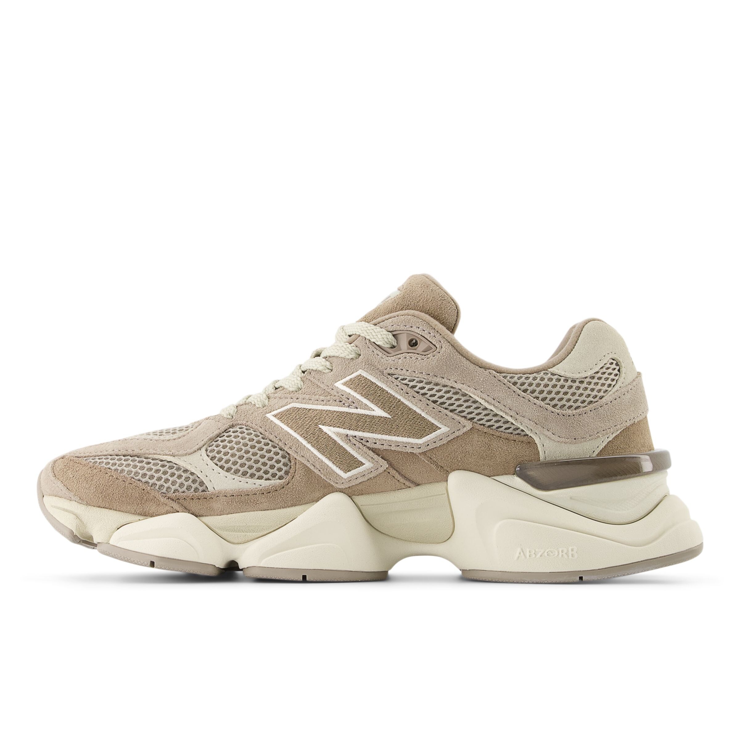 Baskets basses '9060' new balance en marron : devant
