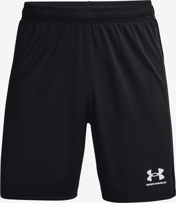 UNDER ARMOUR Regular Sportbroek 'Challenger' in Zwart: voorkant