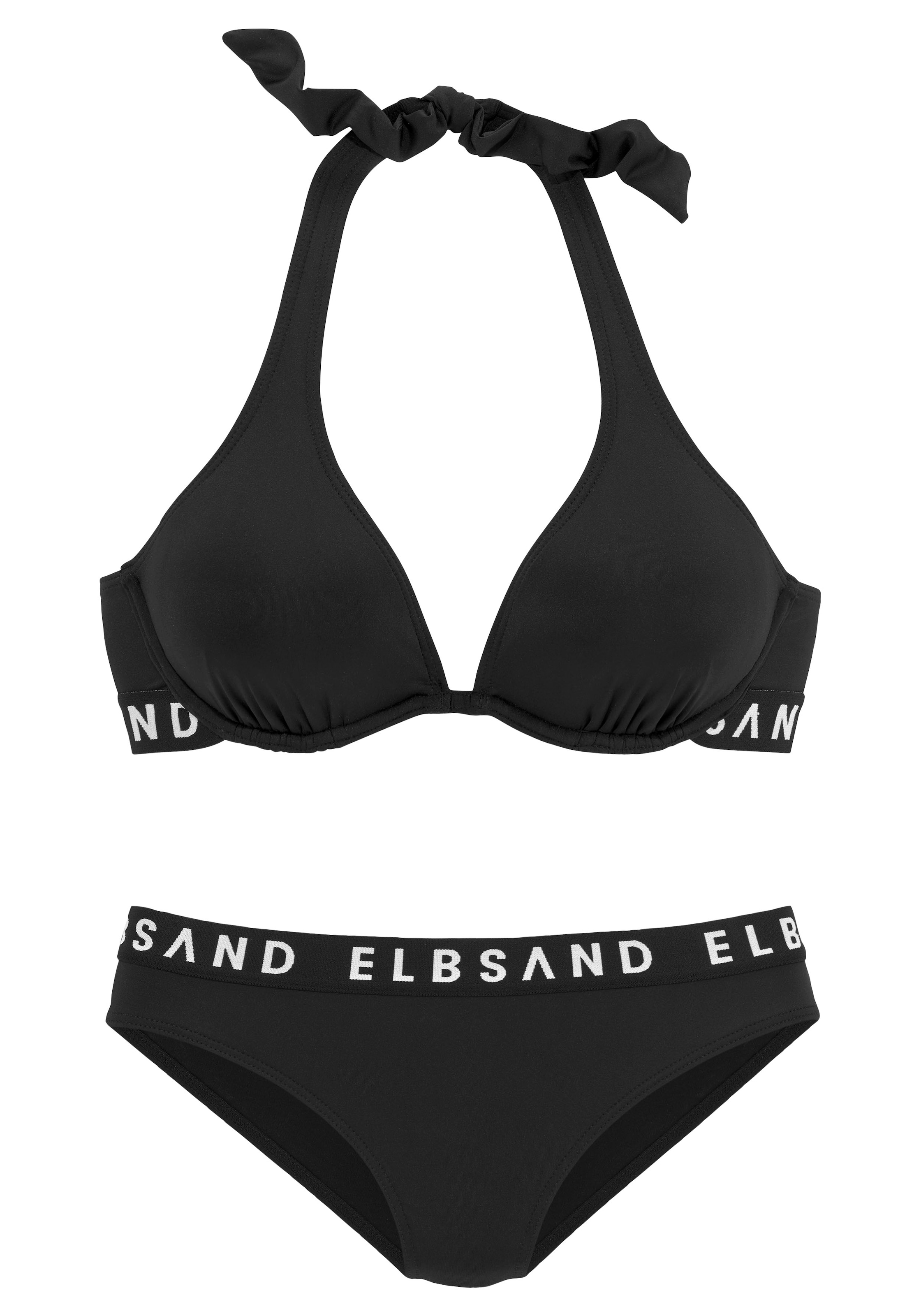 OLIVER T-Shirt Bikini in Schwarz: Vorderseite