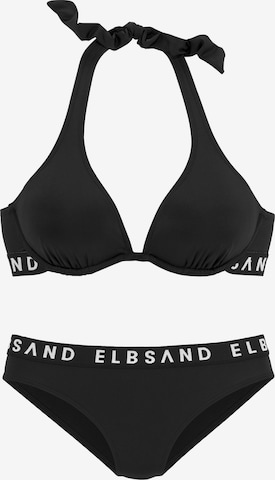 OLIVER T-shirt Bikini in Black: front