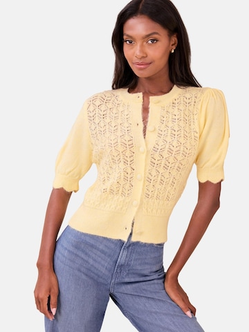 Lipsy - Cárdigan en amarillo: frente