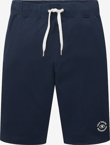 TOM TAILOR Regular Trousers in Blue: front