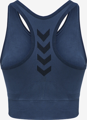 Hummel Bustier Sport-BH in Blau