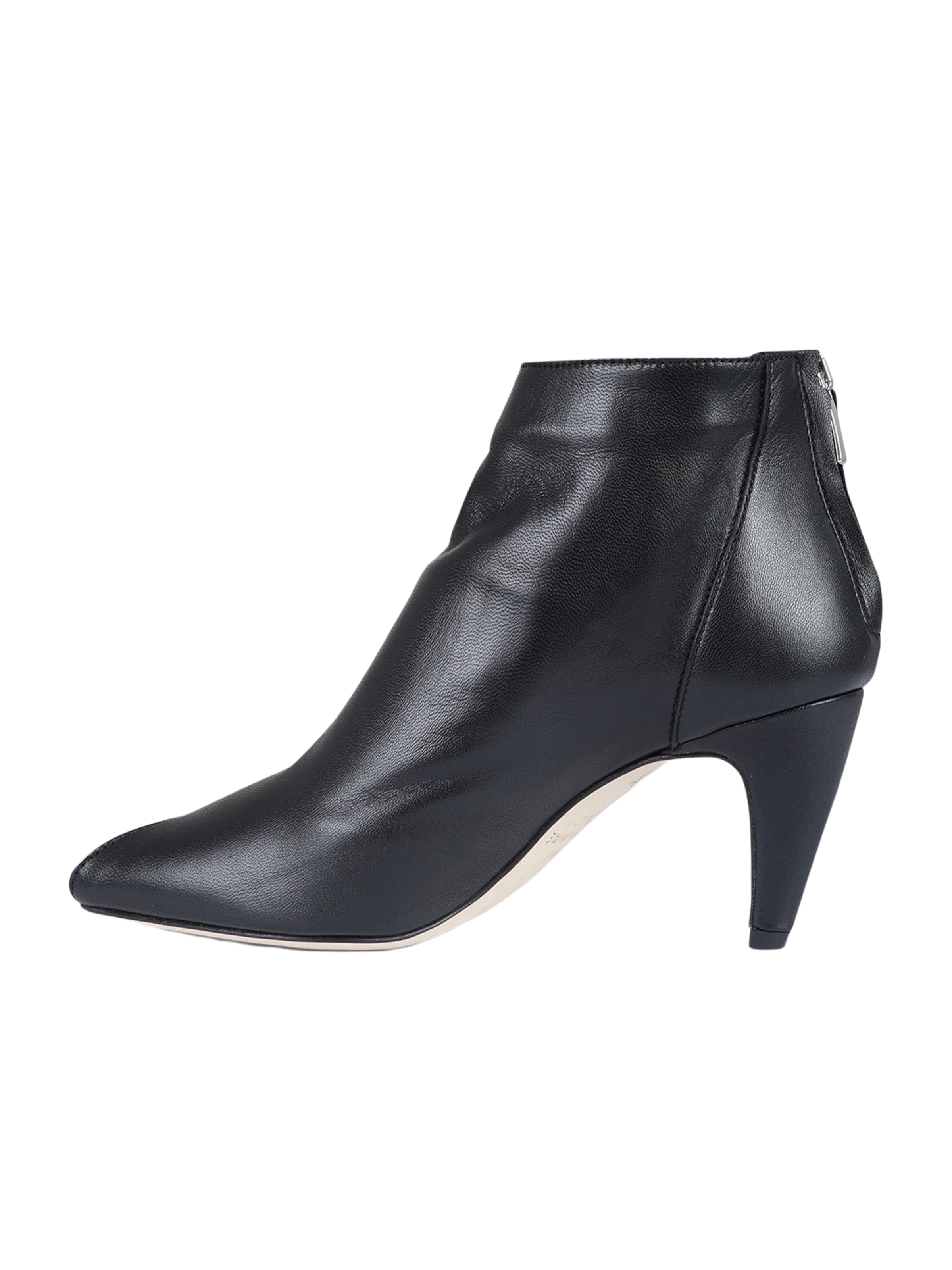GISEL MOIRE - Botas pelo tornozelo 'Raffy' em preto: frente