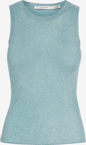 Gestuz Knitted top 'Silvi' in Blue: front