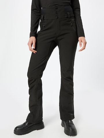 PROTEST Regular Outdoorbroek in Zwart: voorkant