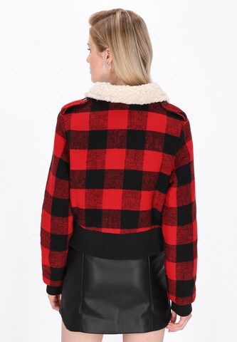 Veste mi-saison myMo ROCKS en rouge