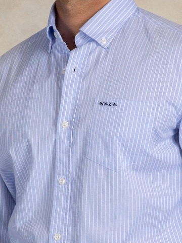NZA New Zealand Auckland Regular fit Button Up Shirt in Blue