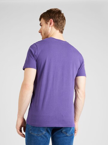purpurinė Superdry Marškinėliai