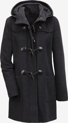 Goldner Between-Seasons Coat in Grey: front