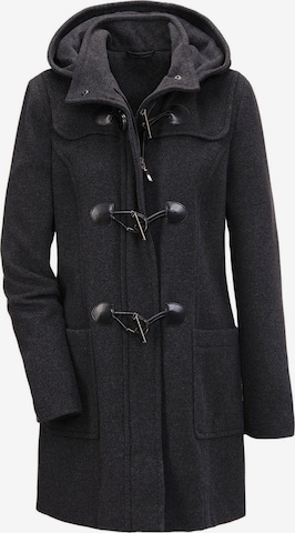 Goldner Between-Seasons Coat in Grey: front