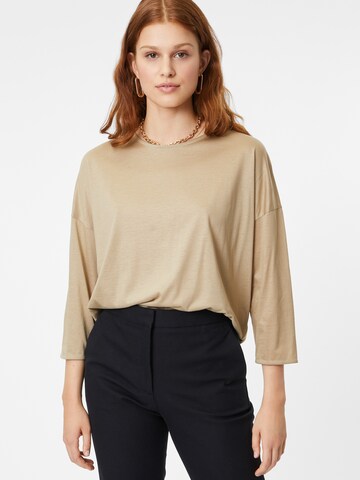 DRYKORN T-shirt 'KIRLA' i beige: framsida