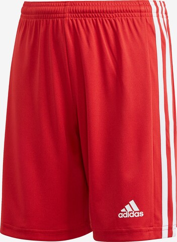 ADIDAS PERFORMANCE Regular Shorts 'Squadra 21' in Rot: predná strana