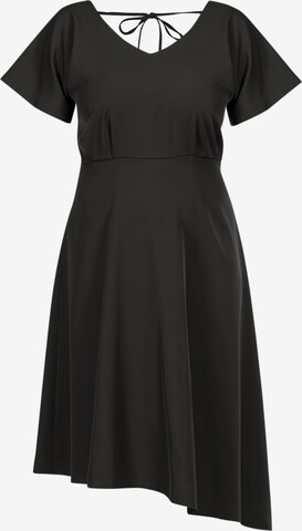Robe de cocktail 'JANETTE' Karko en noir : devant