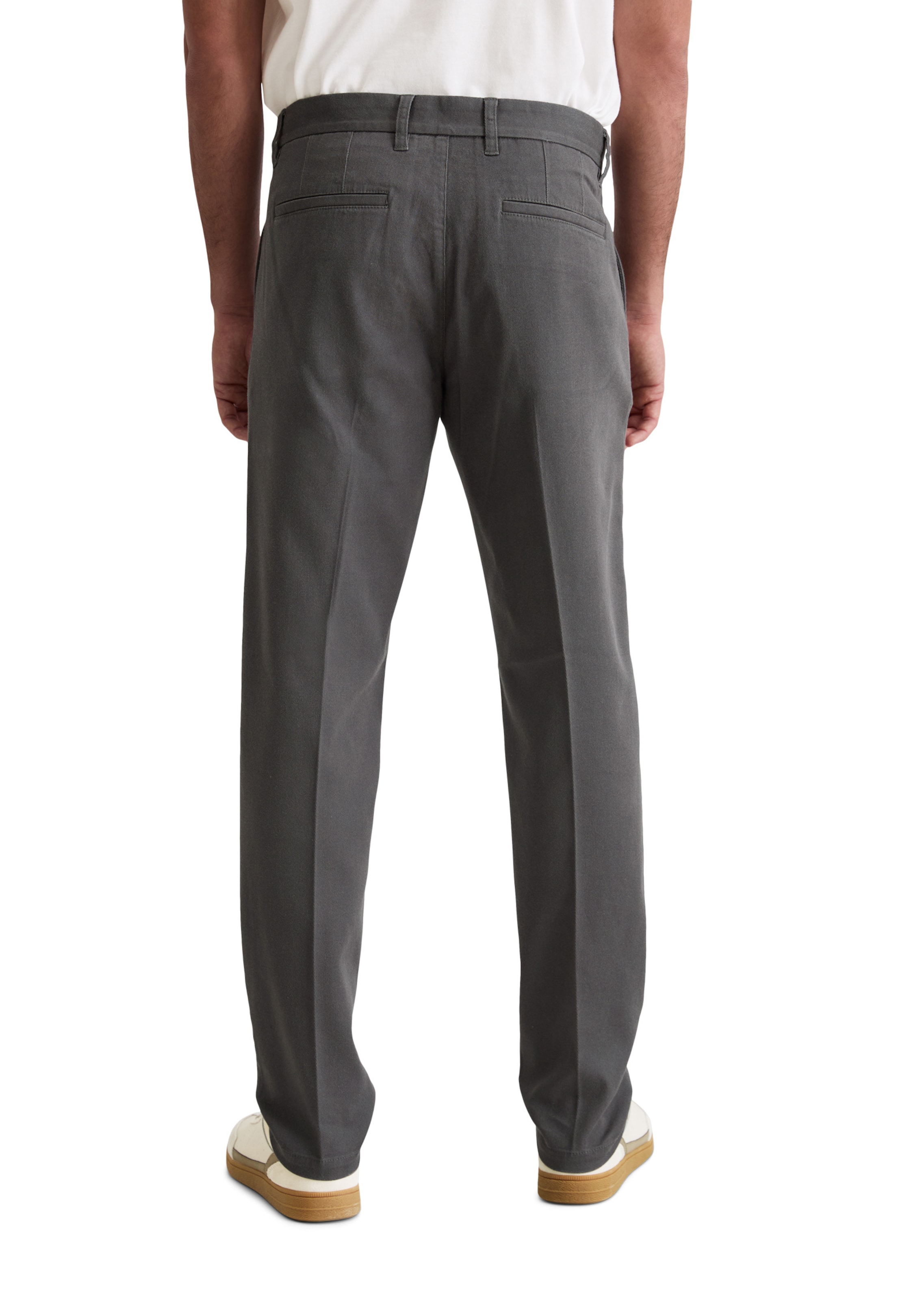 Marc O'Polo Regular Chinohose 'Osby' in Grau
