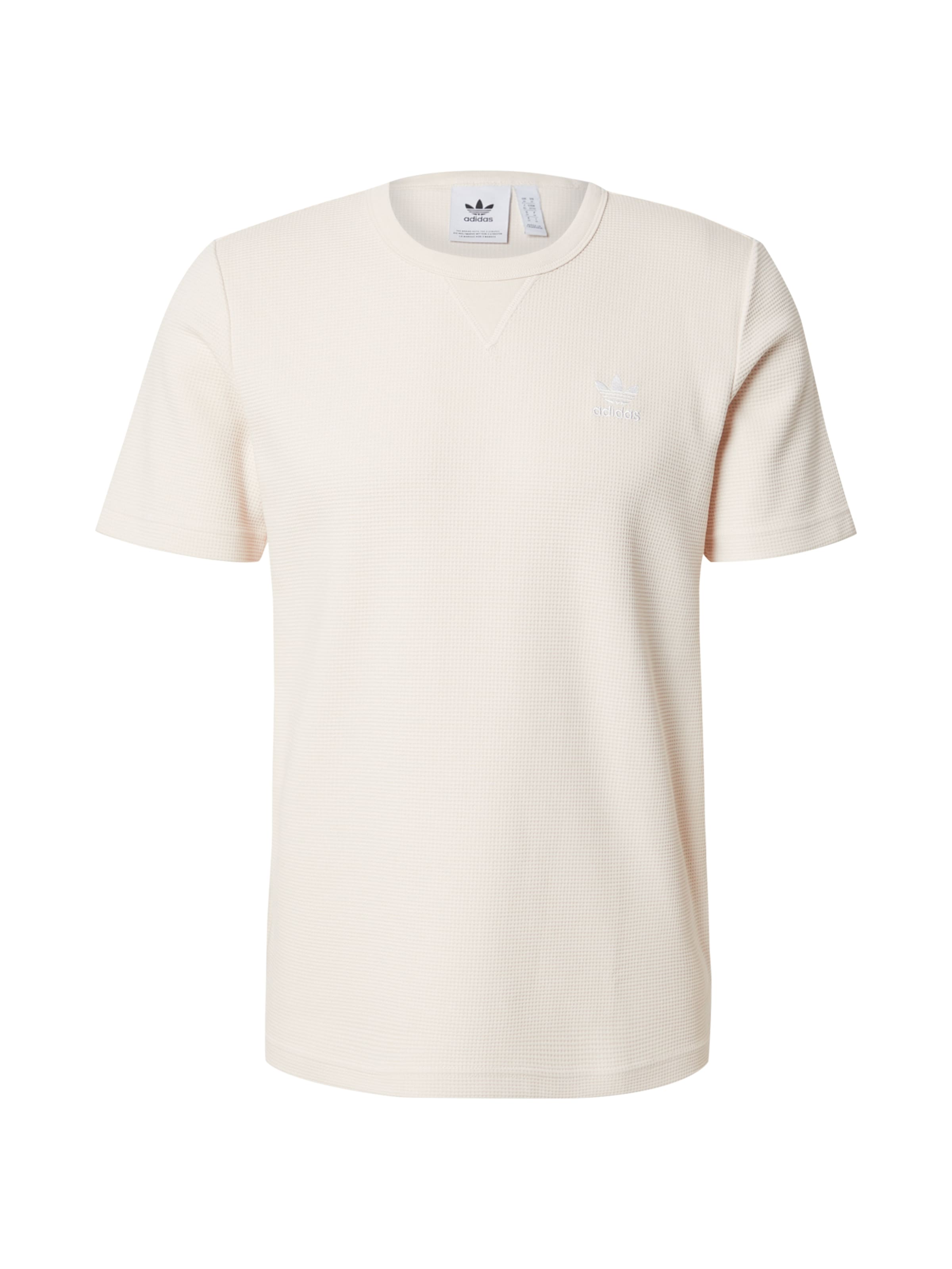 T-Shirt 'Trefoil Essentials' ADIDAS ORIGINALS en blanc : devant