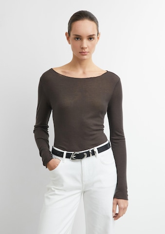 COMMA Shirt in Brown: front