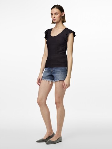 PIECES Top 'PCKelma' in Black