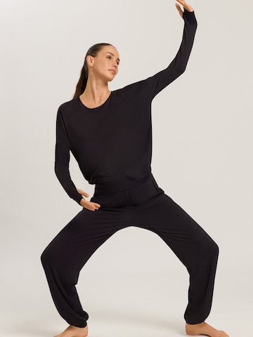 Hanro Shirt 'Yoga' in Black
