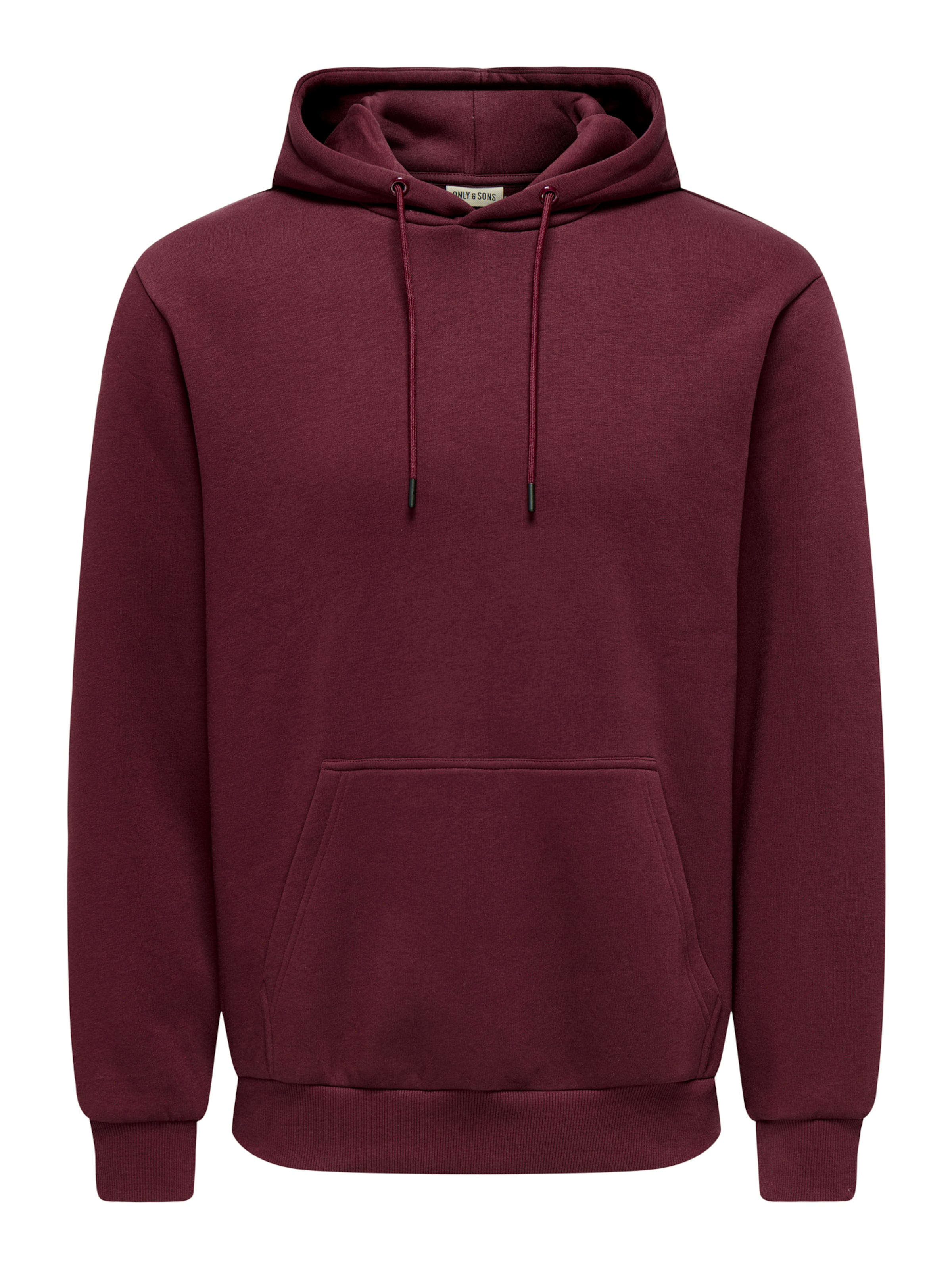 Only & Sons Средняя посадка Свитшот 'ONSCERES' в Красный: спереди