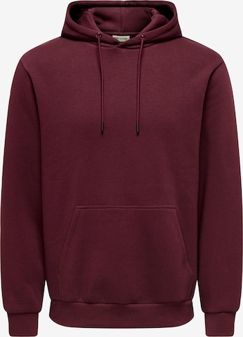 raudona Only & Sons Standartinis modelis Megztinis be užsegimo 'ONSCERES': priekis