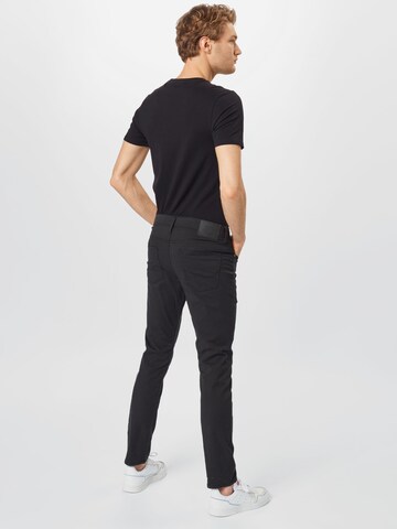 JACK & JONES Slimfit Hose 'Glenn' in Schwarz