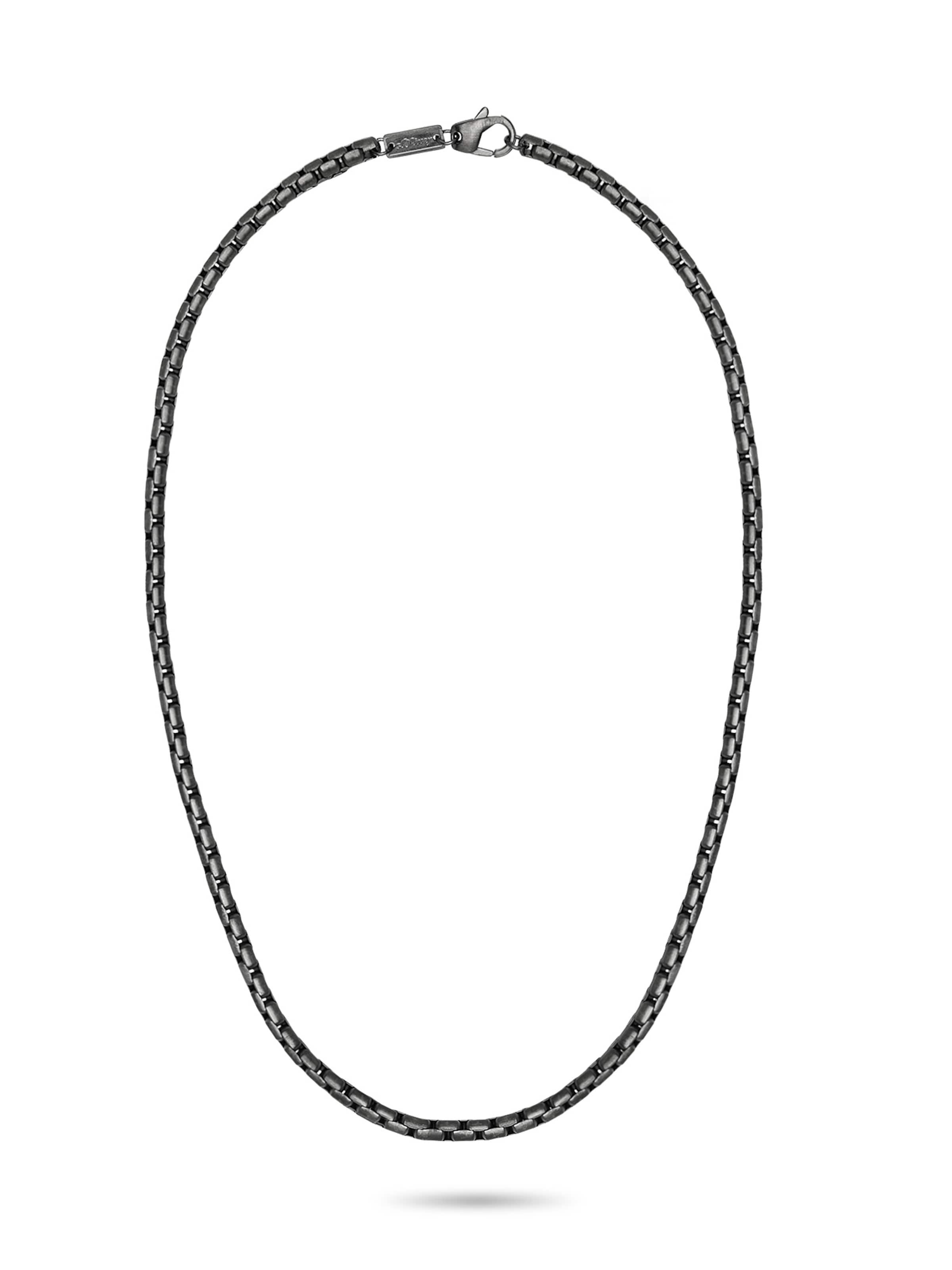 s.Oliver Kette 'The Basics' in Grau: Vorderseite