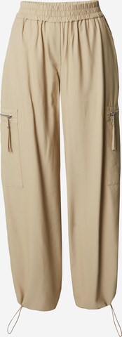 b.young Loosefit Cargobroek 'DIMSA' in Beige: voorkant