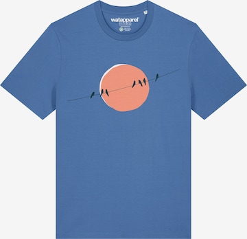 Watapparel T-Shirt 'Countryside 01' in Blau: Vorderseite
