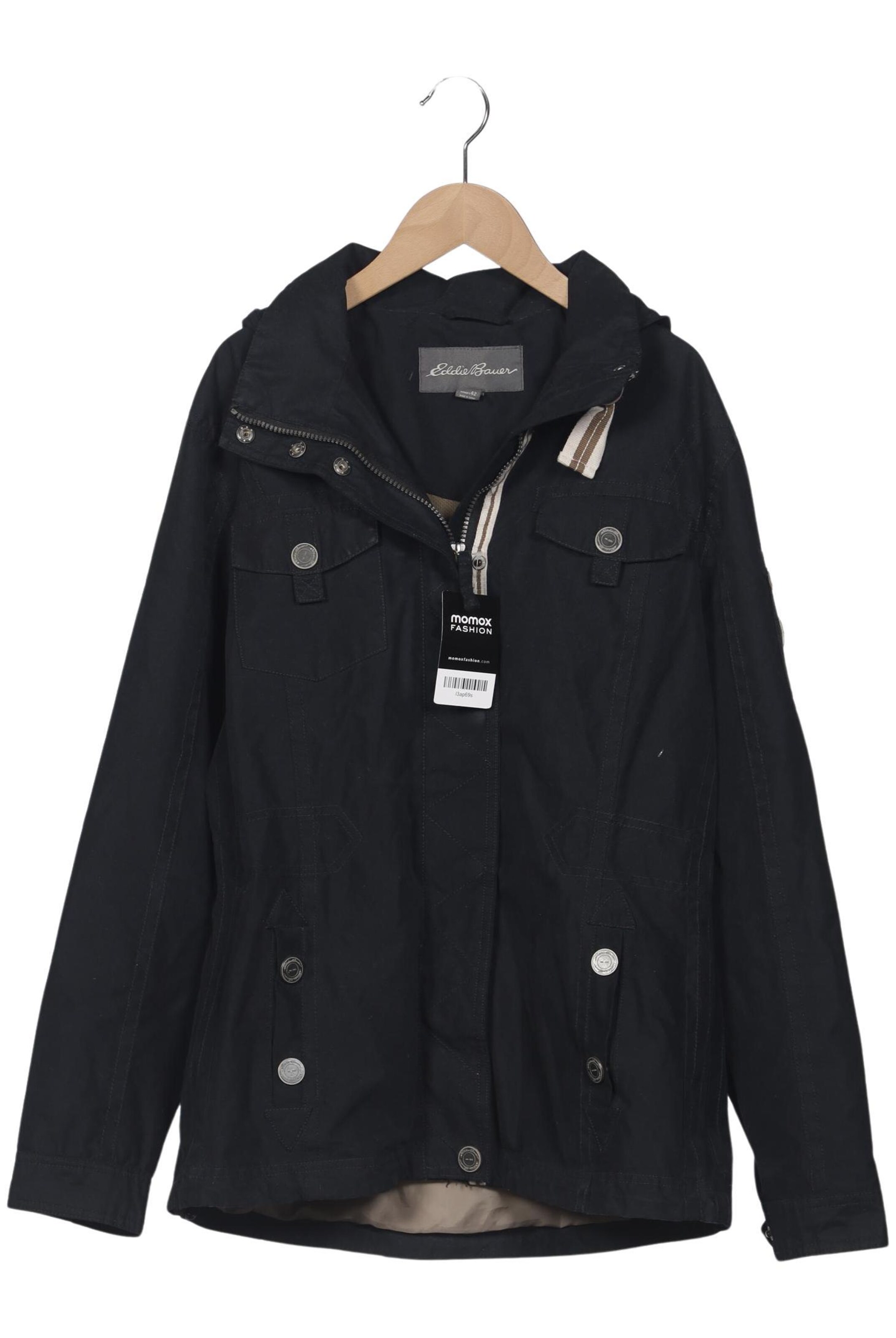 EDDIE BAUER Jacket & Coat in XL in Black: front
